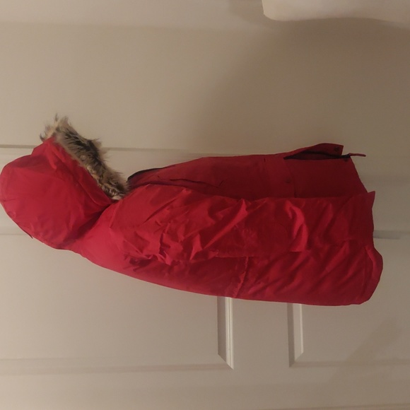 New!Lands' END expeditio berry burst 600 fill power winter parka Kids sz 14-16 - Picture 5 of 12
